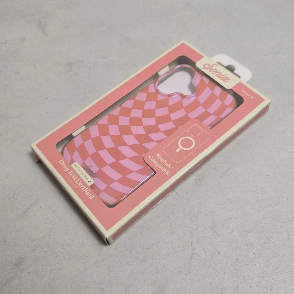 Sonix Apple iPhone 16 Case with MagSafe - Checkmate Pink